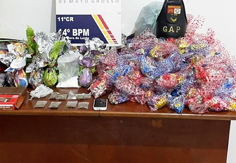Operação apreende ovos de Páscoa ligados a facção em Primavera