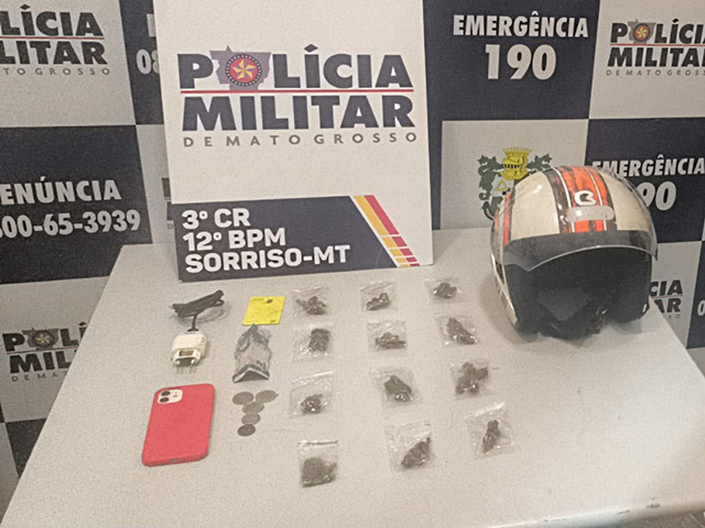 Adolescente de 17 anos é apreendido com maconha em Sorriso