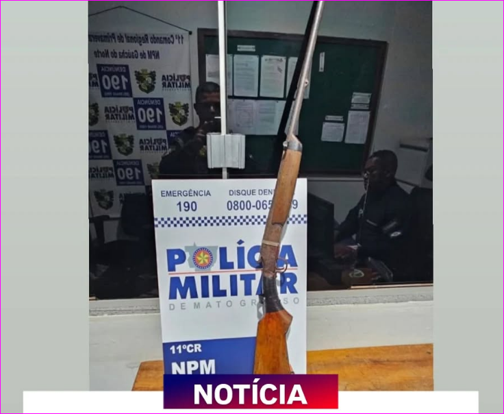 Adolescente é apreendido com armas em festa em MT