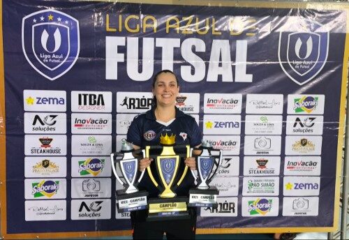 Água Boa conquista taças na Liga Azul de Futsal em Mato Grosso