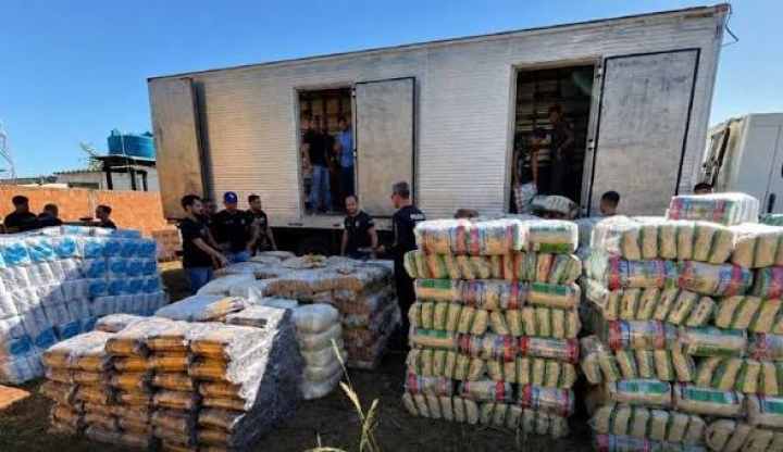 Alimentos apreendidos em Cáceres são doados a entidades