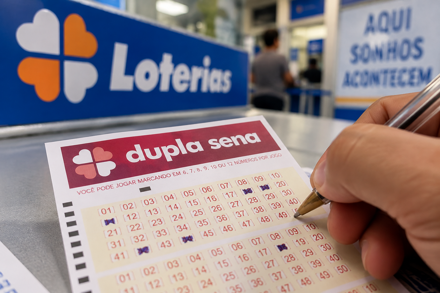 Aposta de Primavera do Leste acerta cinco números na Dupla Sena