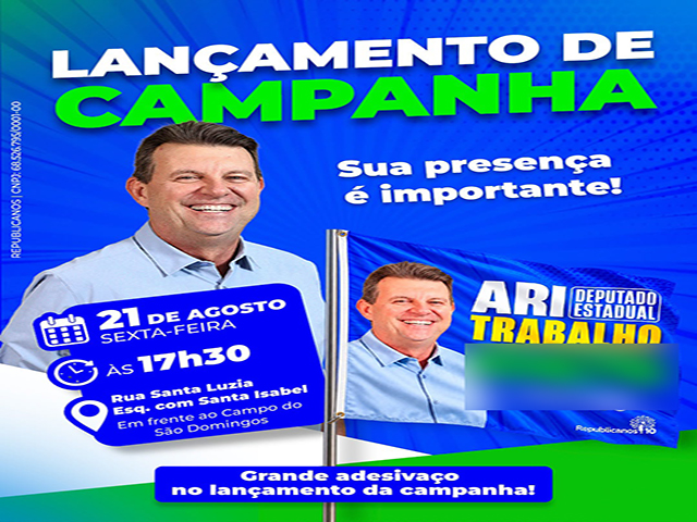 Ari Lafin inicia campanha a deputado estadual em Sorriso
