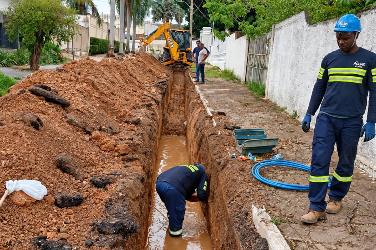 Bairro Shangri-Lá ganha nova drenagem e via em Cuiabá