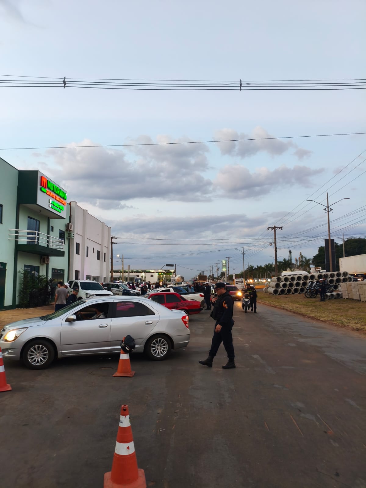 Balanço de operação de trânsito em Primavera do Leste