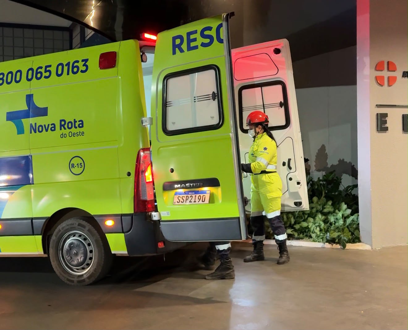 Bebê de 4 meses sofre queda de moto e fica gravemente ferido em Lucas do Rio Verde