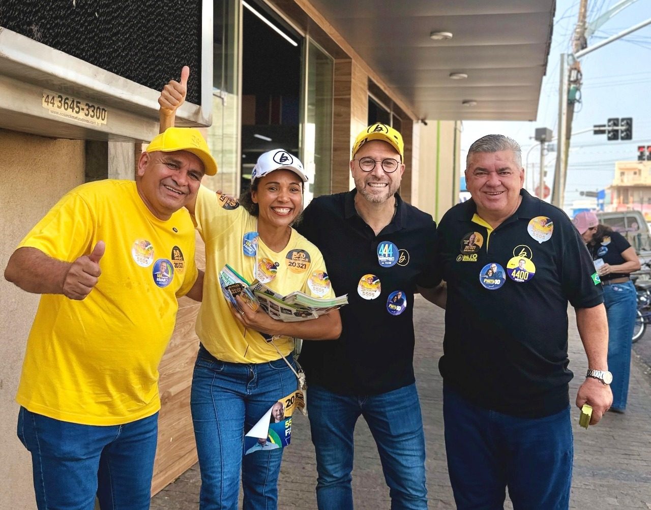 Beto Dois a Um cumpre agenda em Barra do Garças