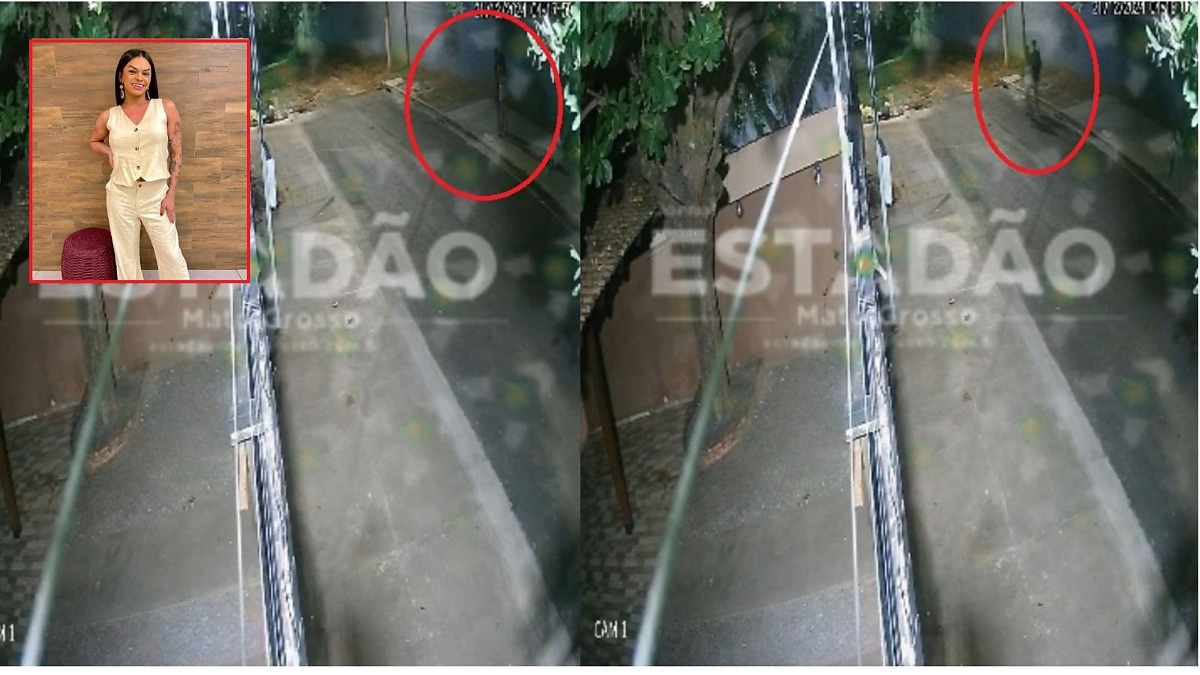 Câmeras flagram vítima antes de homicídio brutal em VG MT