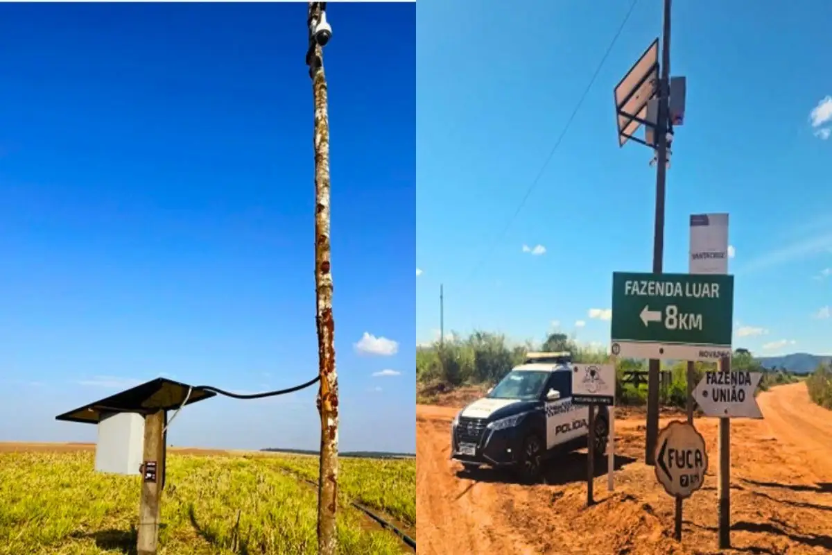 Câmeras gratuitas de segurança para o campo em Mato Grosso
