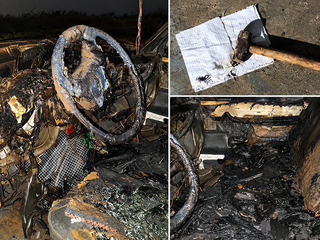 Carro é incendiado em Sorriso após dono cobrar dívida