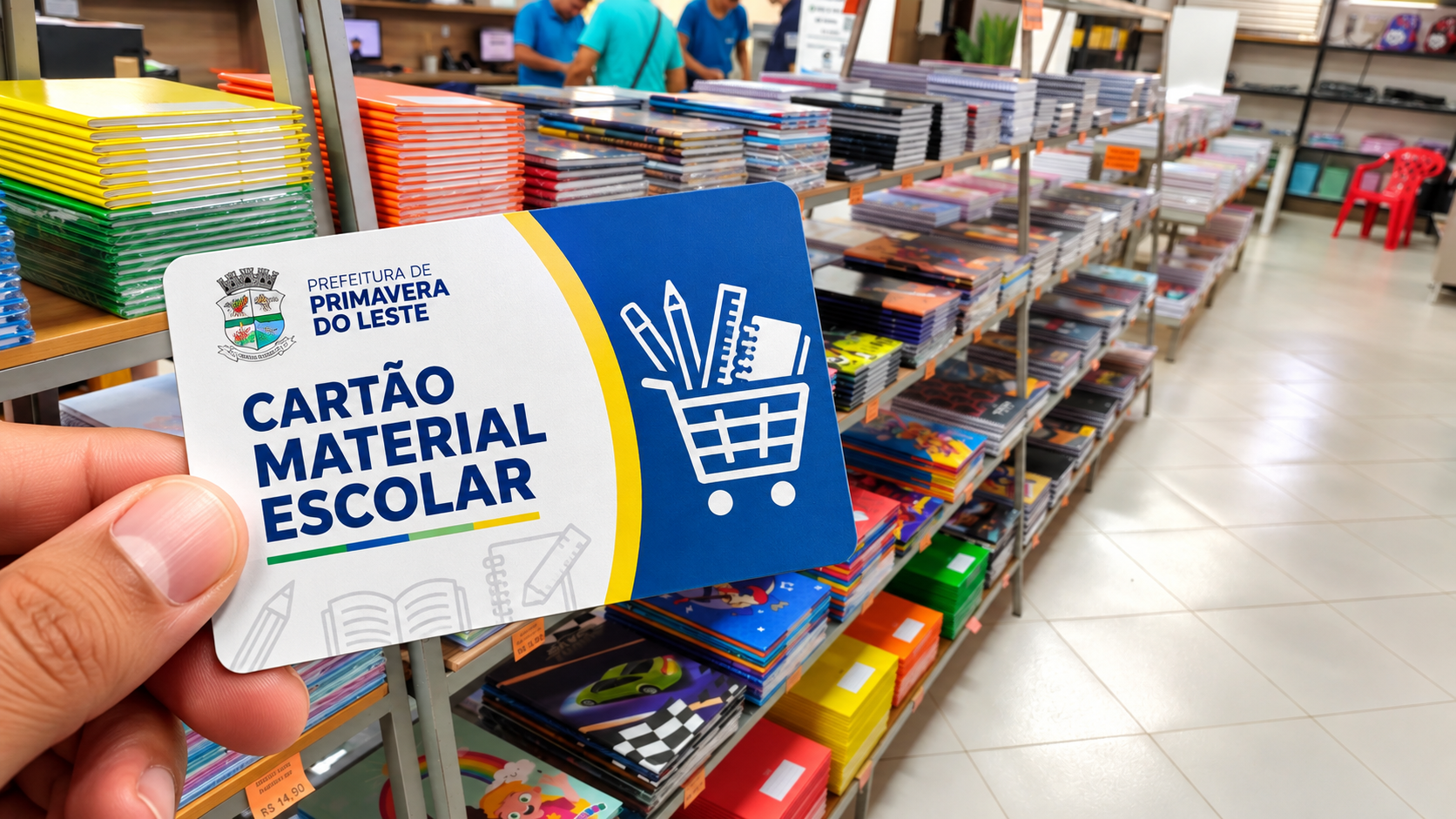 Cartão Material Escolar trava na Câmara de Primavera do Leste