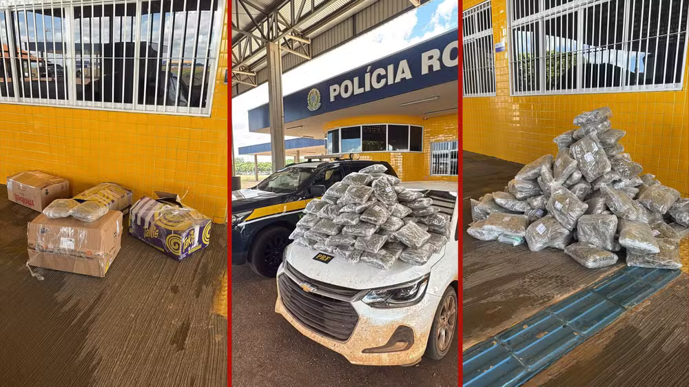 Casal é preso com 50 kg de skunk em Primavera do Leste