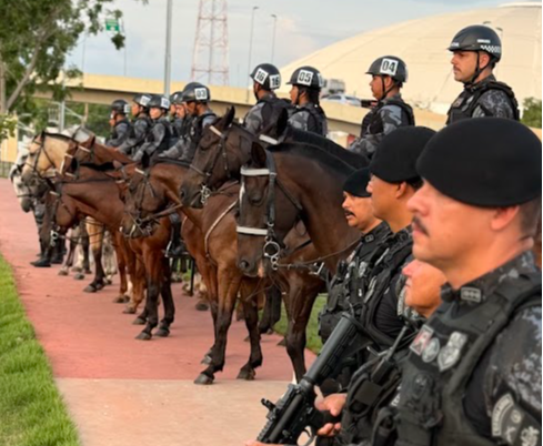 Cavalaria da PM deflagra Operação Centauro em Cuiabá e prende foragido