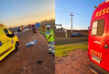 Colisão entre moto e picape mata uma pessoa em Sorriso