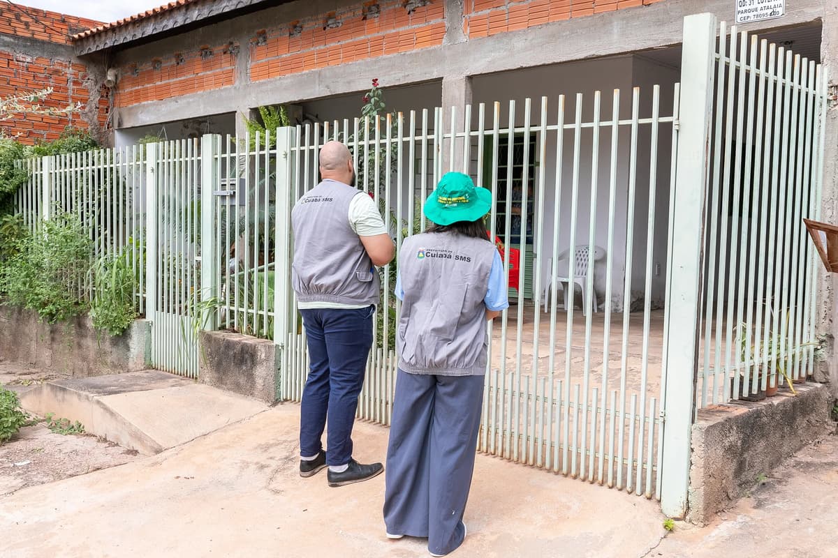 Cuiabá reduz casos de dengue e supera 805 mil vistorias em imóveis