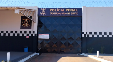 Detento é achado morto em cela de presídio em Sinop, MT