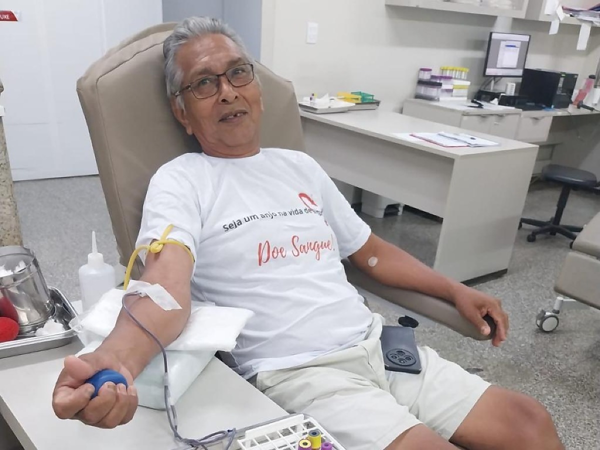 Doadores com mais de 70 anos podem doar sangue em MT
