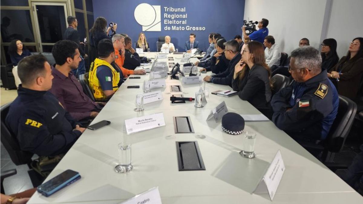 Eleições de 2026 em Mato Grosso terão 5 mil agentes e câmeras