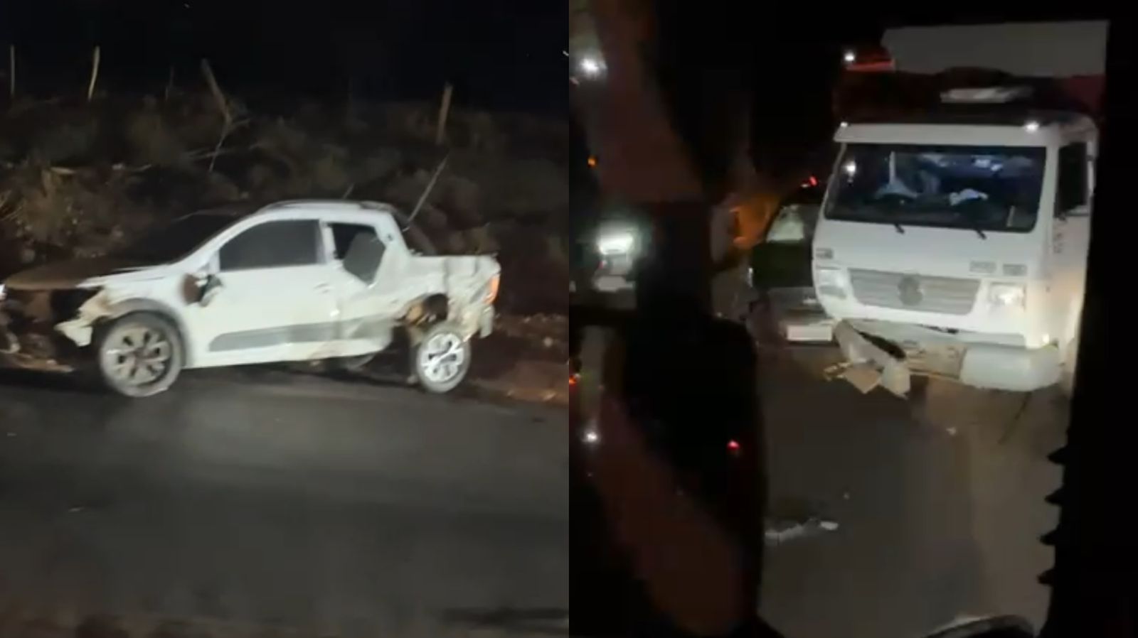 Engavetamento com cinco veículos fere motorista na BR-364 em Jaciara