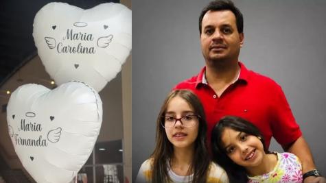 Escola em Sinop homenageia pai e filhas mortos em acidente MT