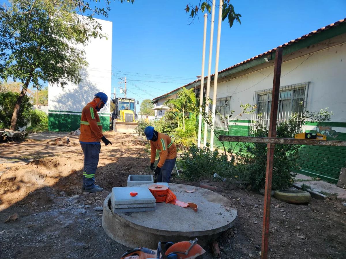 Escolas ganham ligação gratuita de esgoto para alunos em MT