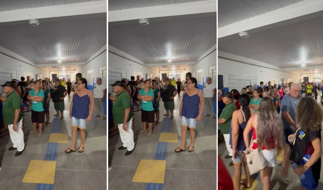 Falha em urna eletrônica gera fila em escola de Cuiabá, MT