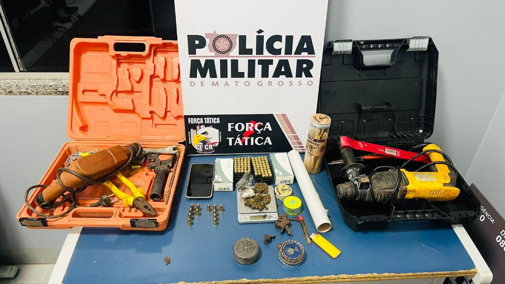 Força Tática prende dupla por tráfico e munições ilegais em Sinop