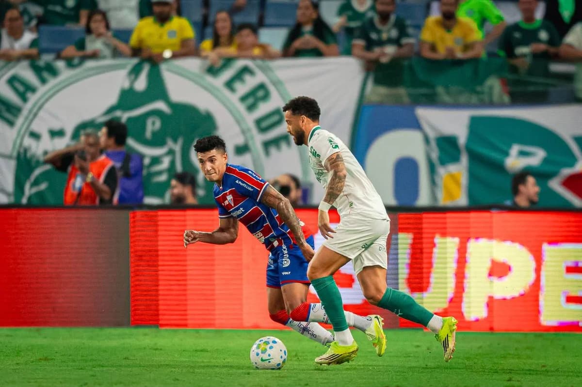 Fortaleza vence o Palmeiras em MT mas Verdão avança na Copa do Brasil