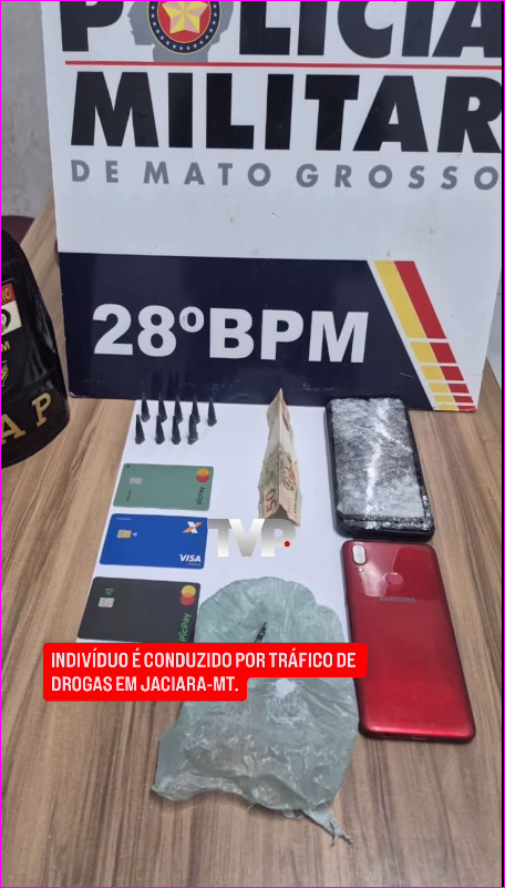 GAP prende casal por tráfico em Jaciara