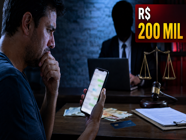 Golpe do falso advogado causa prejuízo de R$ 186 mil em Sorriso