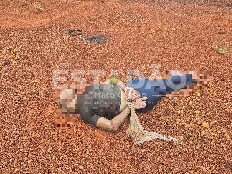 Homem amarrado é achado morto em garimpo em Cuiabá, MT