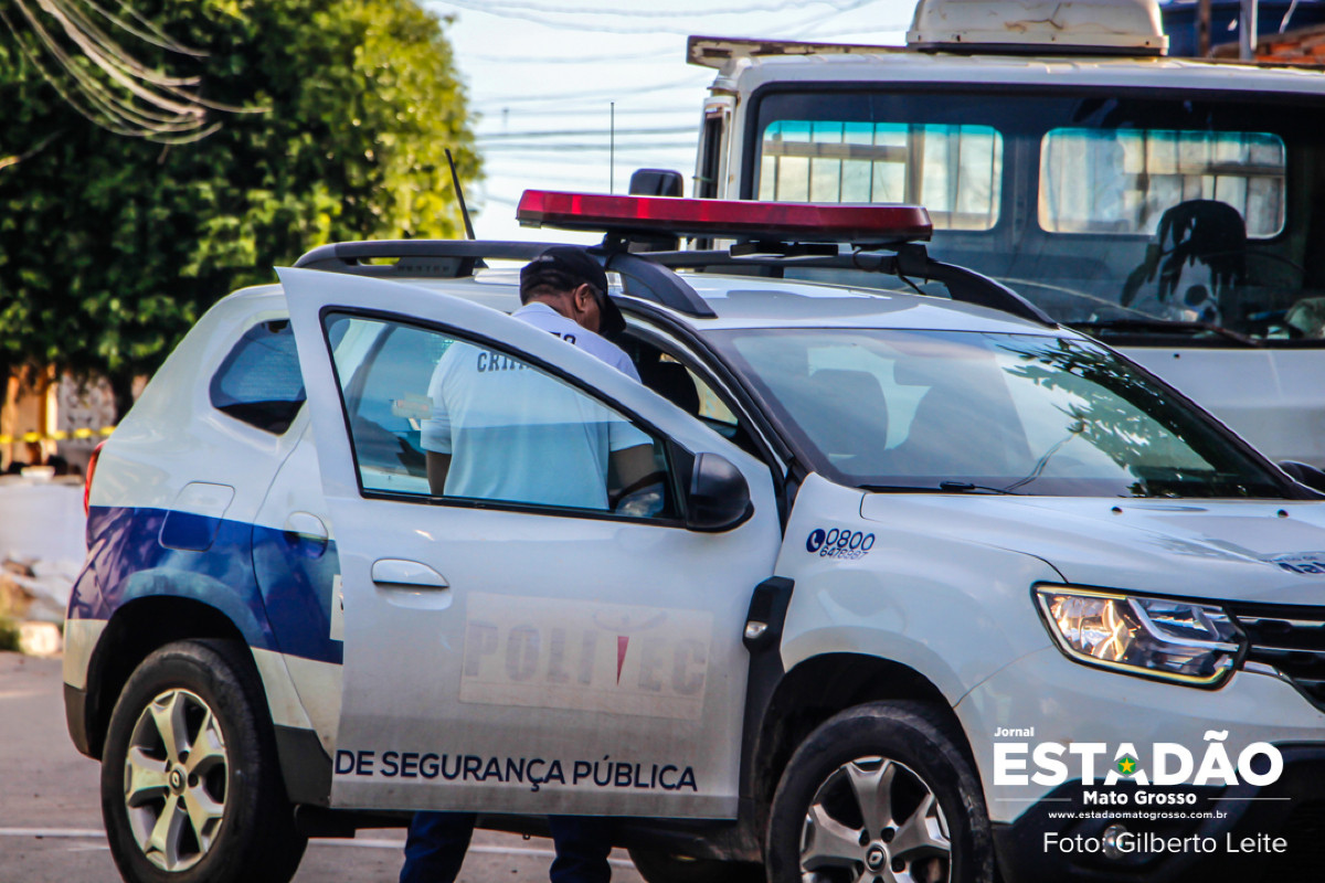Homem é executado a tiros após briga em carro em Cáceres MT