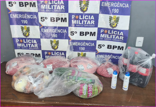 Homem é preso após trocar etiquetas de carne em mercado de Rondonópolis