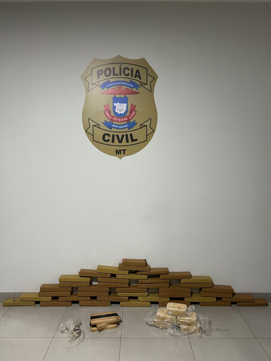 Homem é preso com 46 tabletes de drogas na BR-364 em Mato Grosso