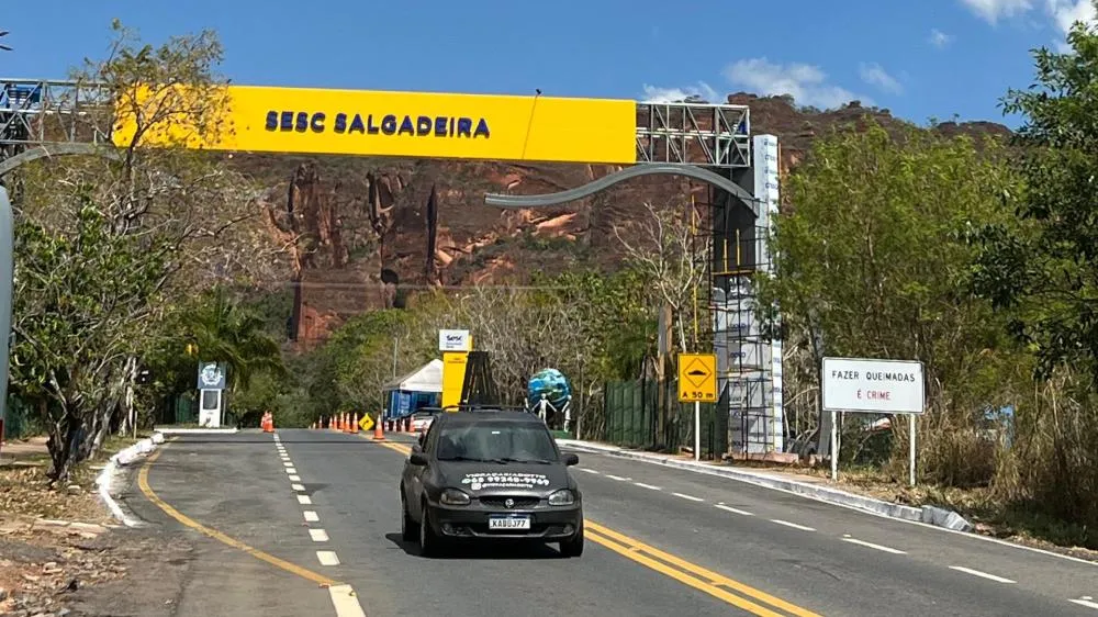 ICMBio paralisa obra de pórtico no Sesc Salgadeira em Chapada dos Guimarães