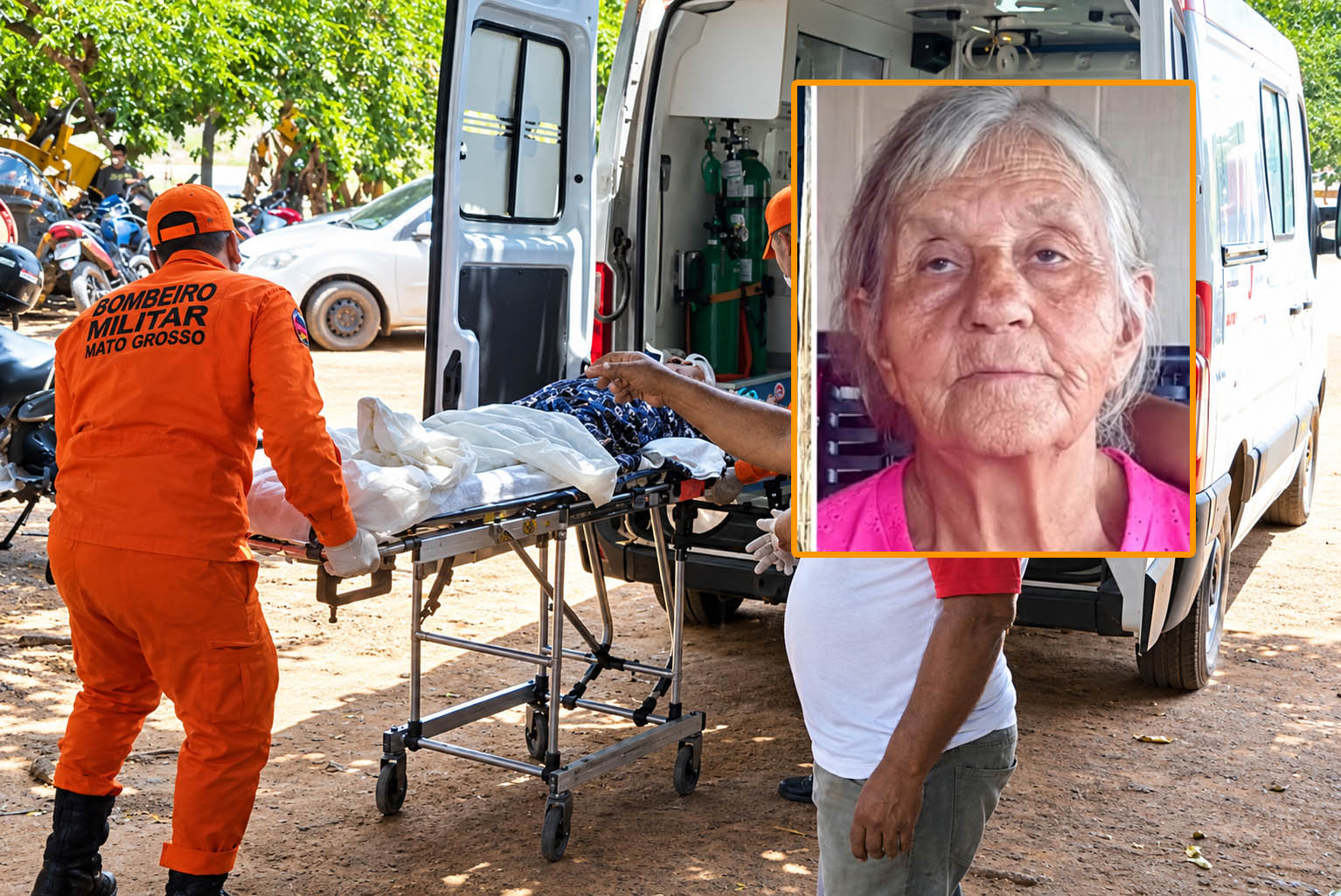 Idosa de 85 anos desaparecida é achada com vida em Carlinda