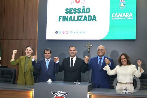 Ilde Taques promete harmonia com Abílio na Câmara de Cuiabá