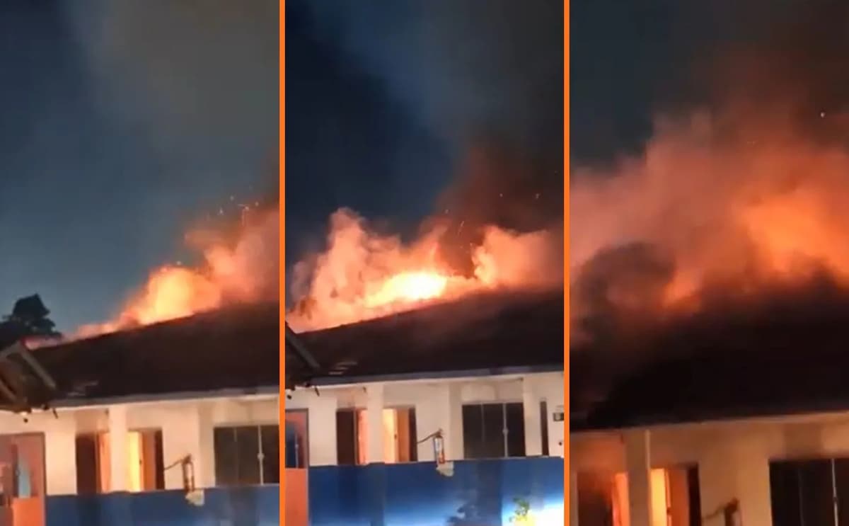 Incêndio destrói arquivo e salas em escola de Aripuanã