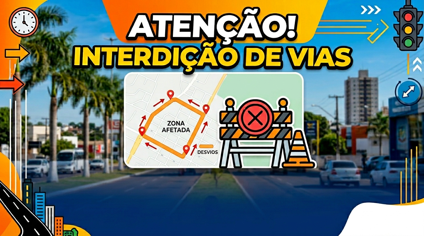 Interdições na Av. dos Lagos em Maio