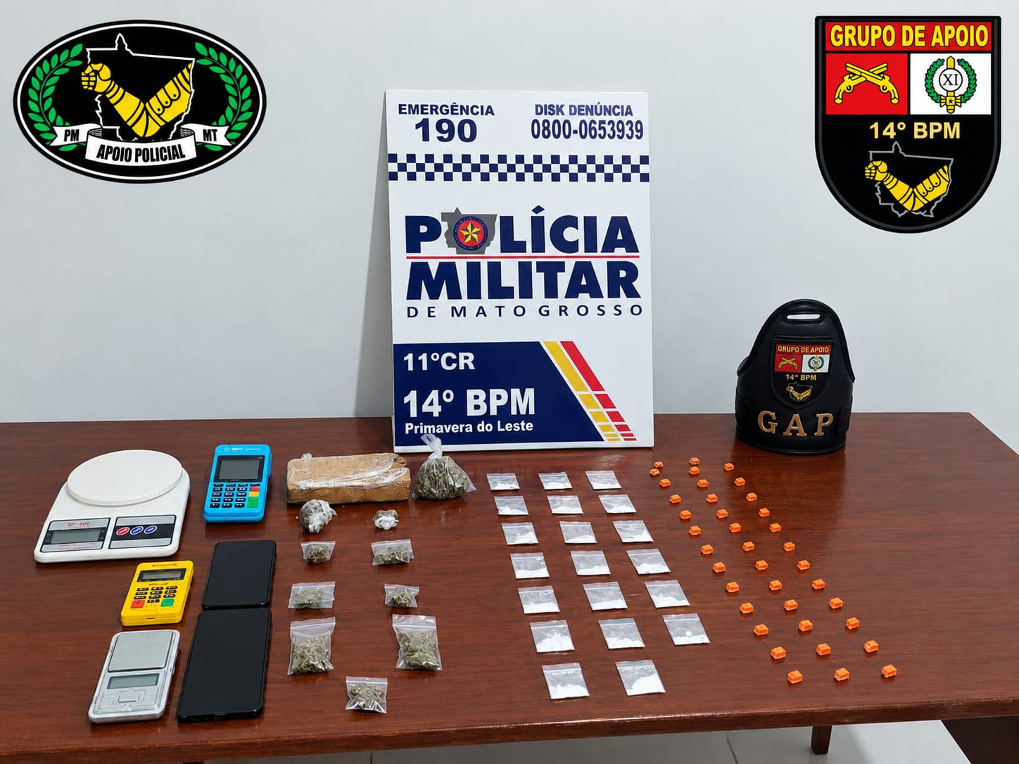 Jovem é preso com ecstasy e cocaína em Primavera do Leste