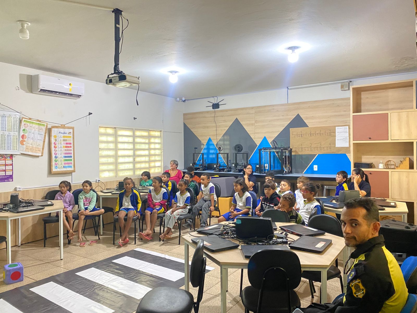Maio Amarelo leva educação no trânsito para crianças em Primavera do Leste