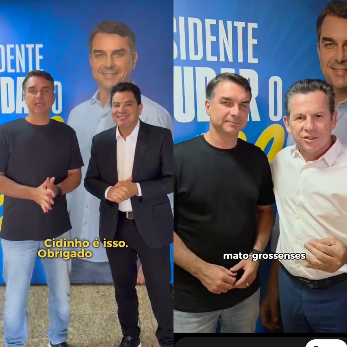 Mauro Mendes cobra apoio e Flávio promete recursos federais em MT