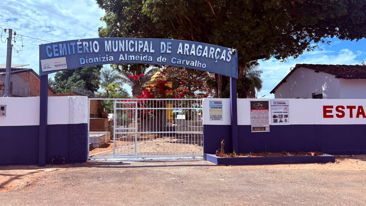 Melhorias no Cemitério Municipal ampliam segurança em Aragarças