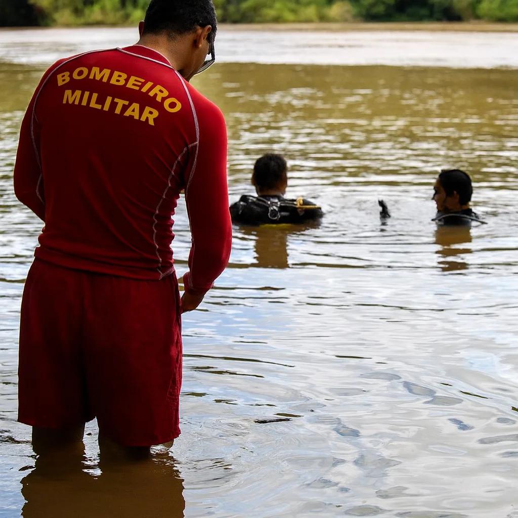 Mergulhadores encontram corpo de garoto de 12 anos no Rio Cuiabá