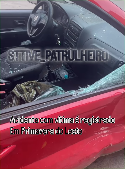 Motociclista fica ferida após batida em cruzamento de Primavera do Leste