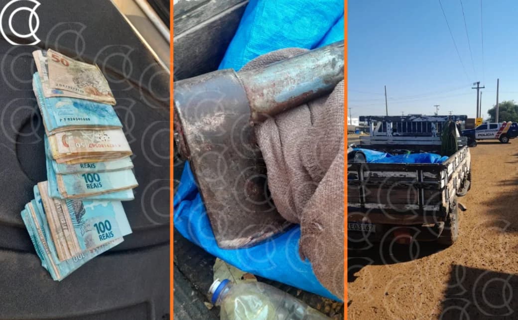 Motorista é preso com carne bovina, arma e dinheiro em MT