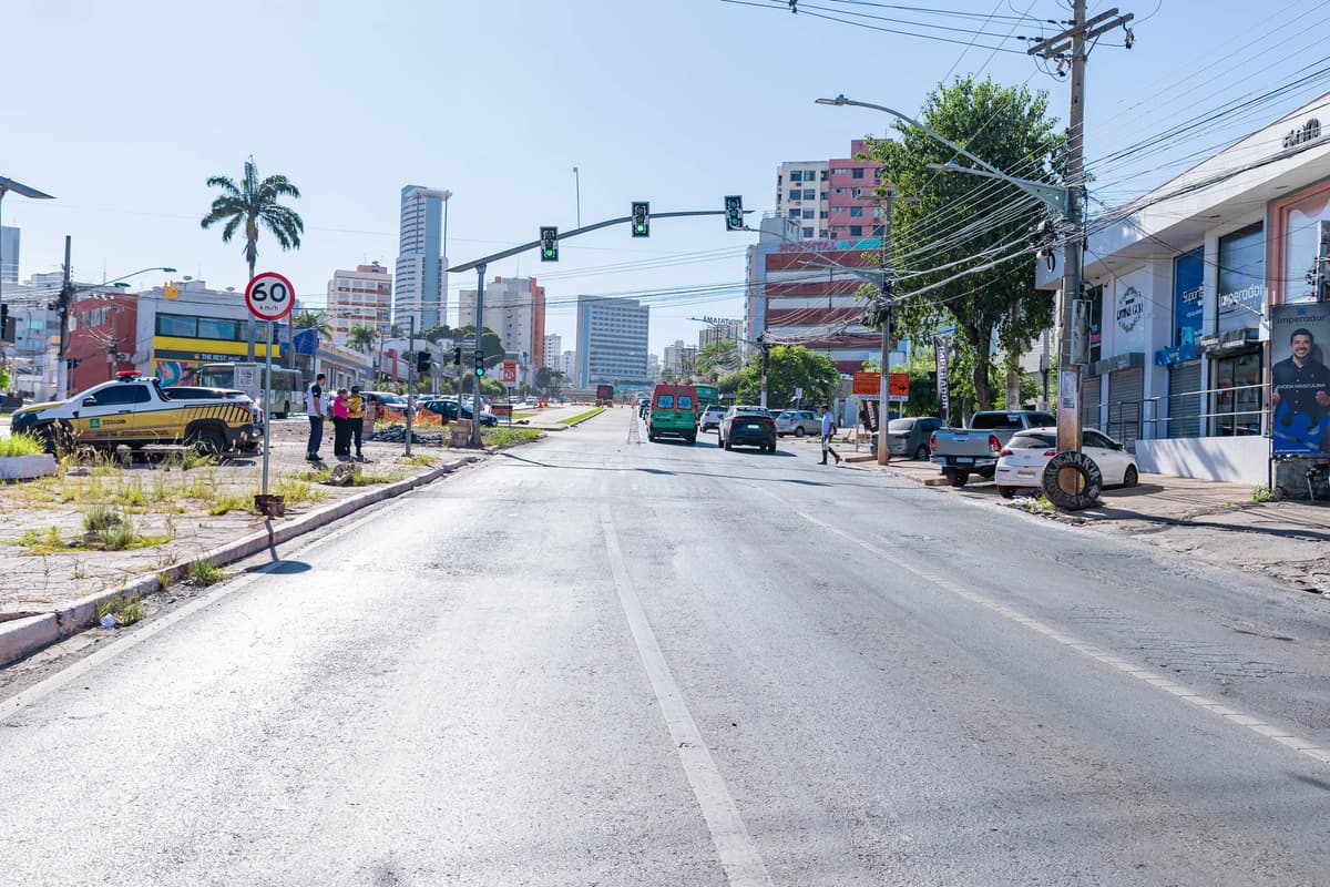 Mudança no trânsito altera retorno na Avenida do CPA em Cuiabá
