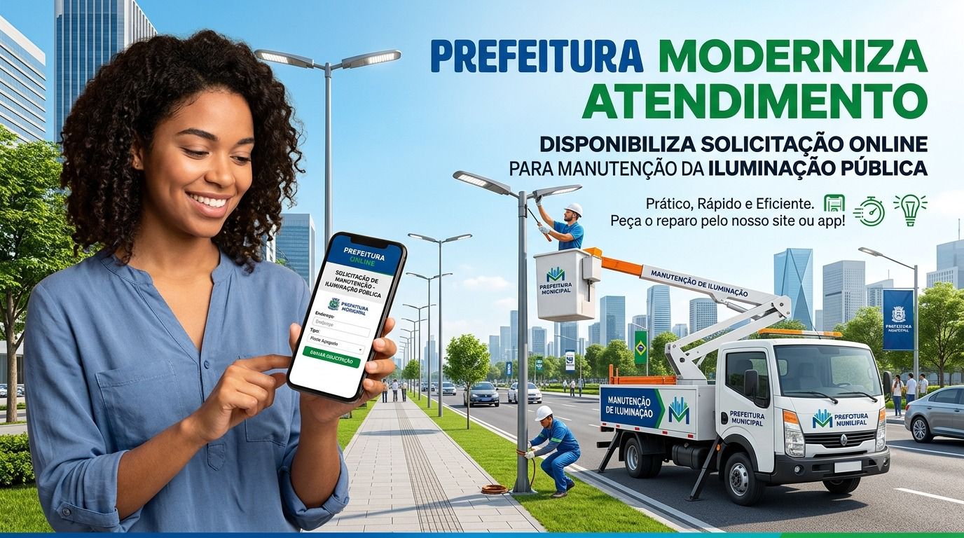Novo sistema agiliza pedidos de iluminação em Primavera