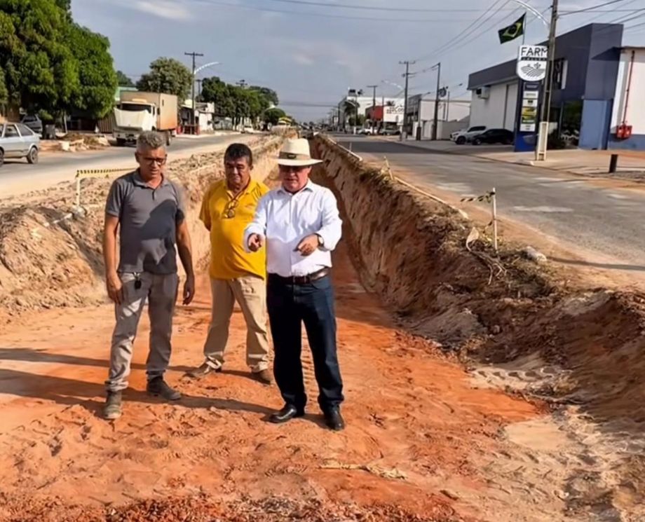 Obras contra alagamentos começam em Querência MT