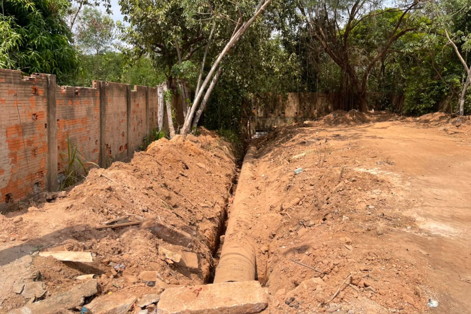 Obras de drenagem no Jardim Gramado combatem alagamentos em MT